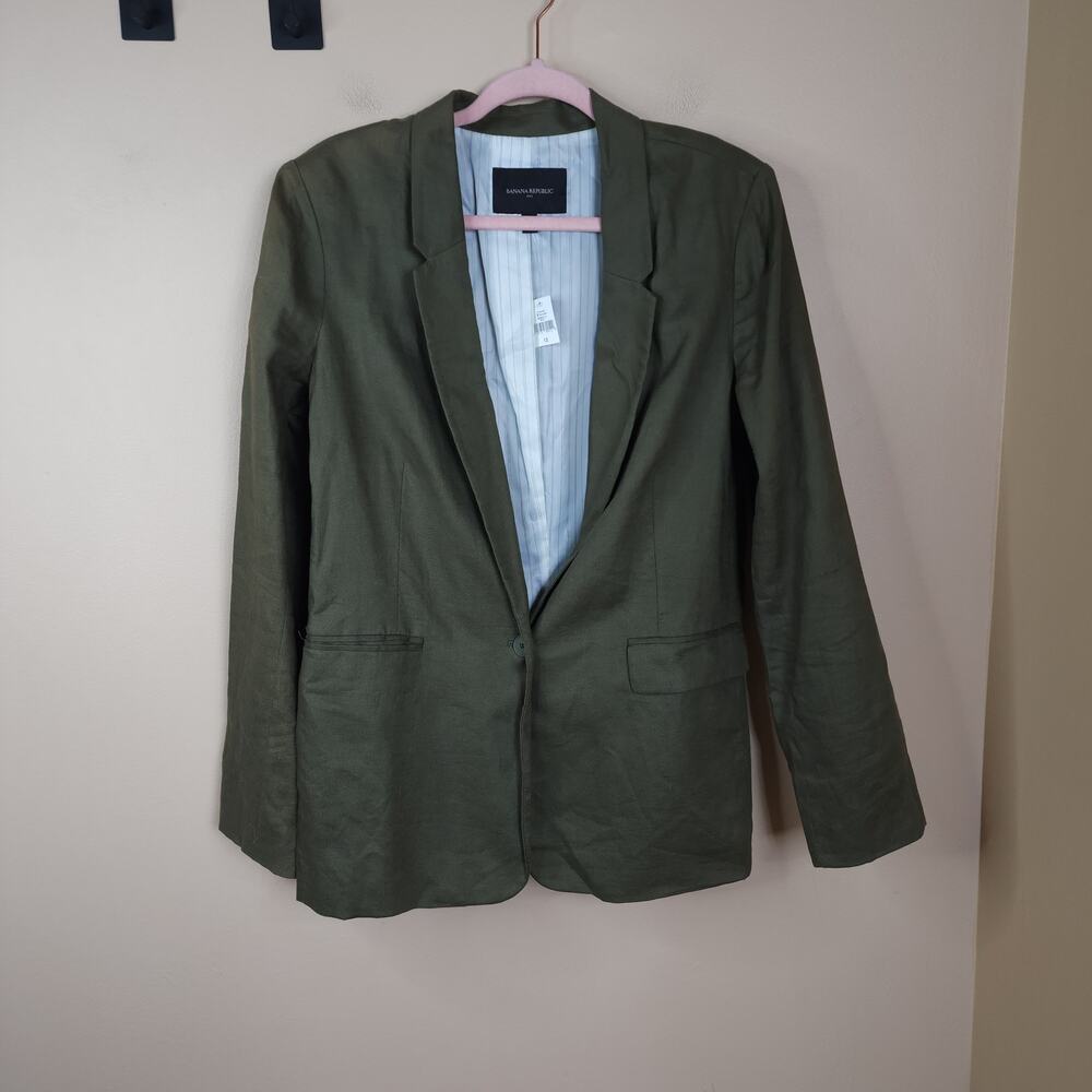 Classic Olive Women's Blazer - Tailored Jacket